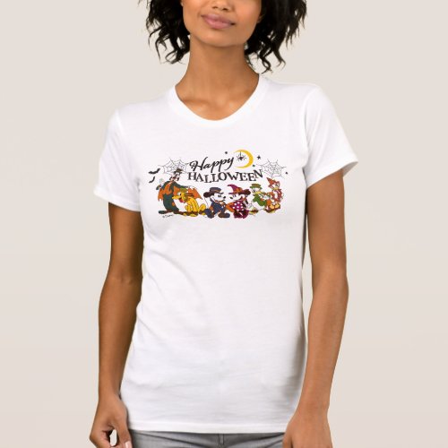 Mickey and Friends  Happy Halloween T_Shirt