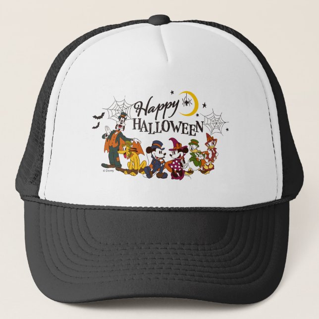 Mickey and Friends | Happy Halloween Trucker Hat (Front)