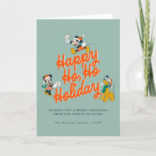 Mickey and Friends Happy Holiday Card
