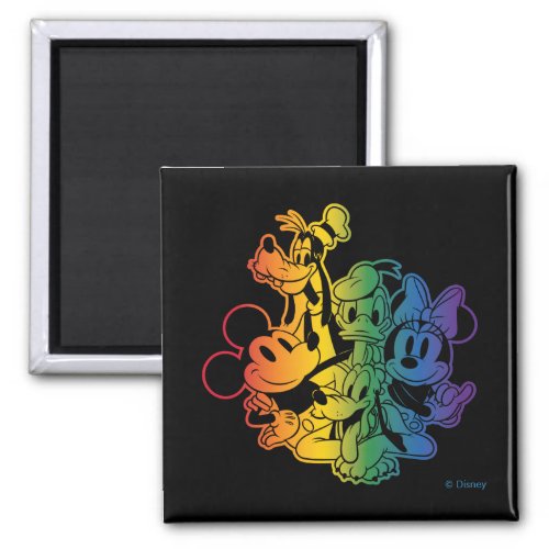 Mickey and Friends Happy Rainbow Magnet