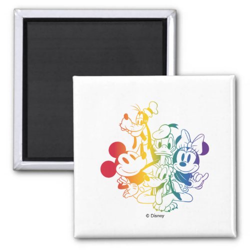 Mickey and Friends Happy Rainbow Magnet