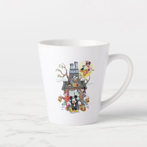 Mickey and Friends Haunted House Latte Mug