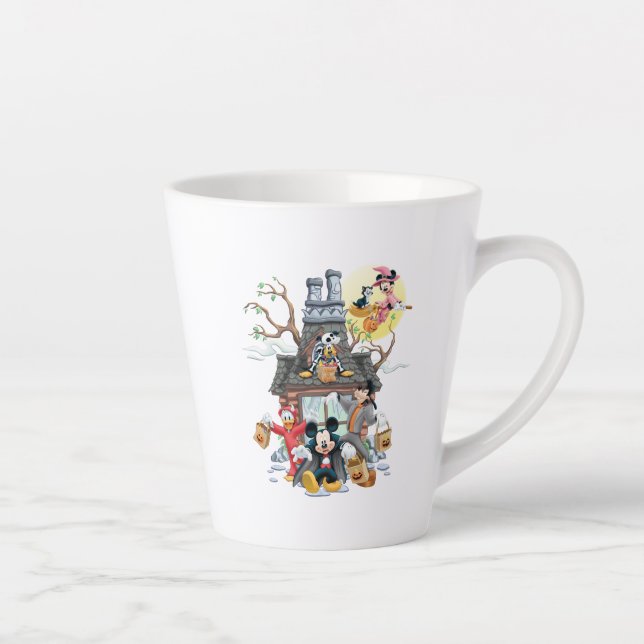 Mickey and Friends Haunted House Latte Mug (Right)