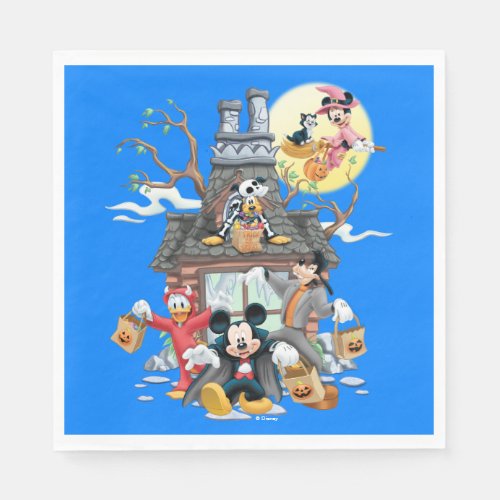 Mickey and Friends Haunted House Napkins