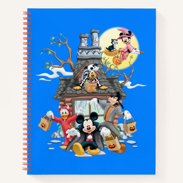 Mickey and Friends Haunted House Notebook (Front)