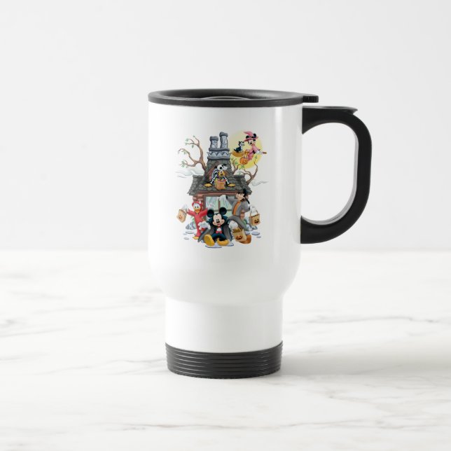 Mickey and Friends Haunted House Travel Mug (Right)