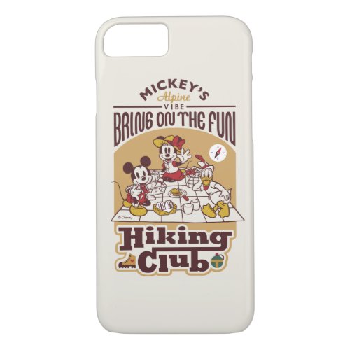 Mickey and Friends  Hiking Club iPhone 87 Case