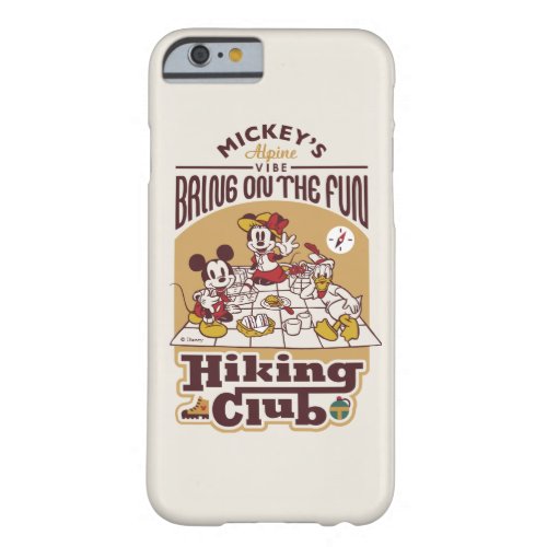 Mickey and Friends  Hiking Club Barely There iPhone 6 Case