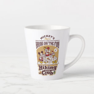 Mickey and Friends   Hiking Club Latte Mug