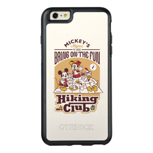 Mickey and Friends  Hiking Club OtterBox iPhone 66s Plus Case