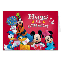 Mickey and Friends Hugs All Around Card