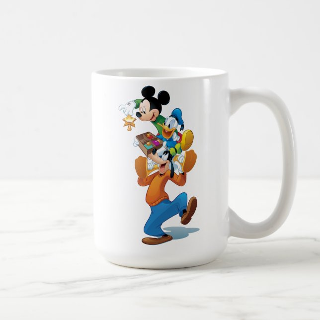 Mickey And Friends | Mickey Decorating The Tree Coffee Mug (Right)
