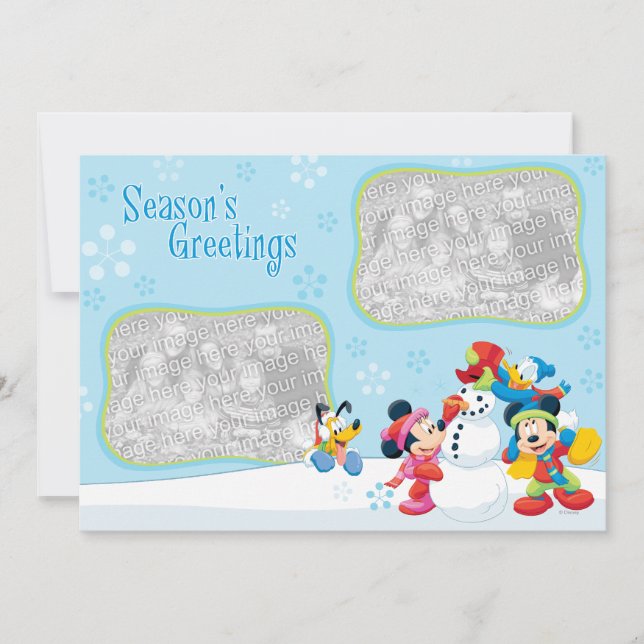 Mickey and Friends: Season's Greetings Card (Front)