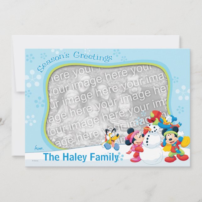 Mickey and Friends: Season's Greetings Card (Front)