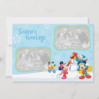 Mickey and Friends: Season's Greetings Card