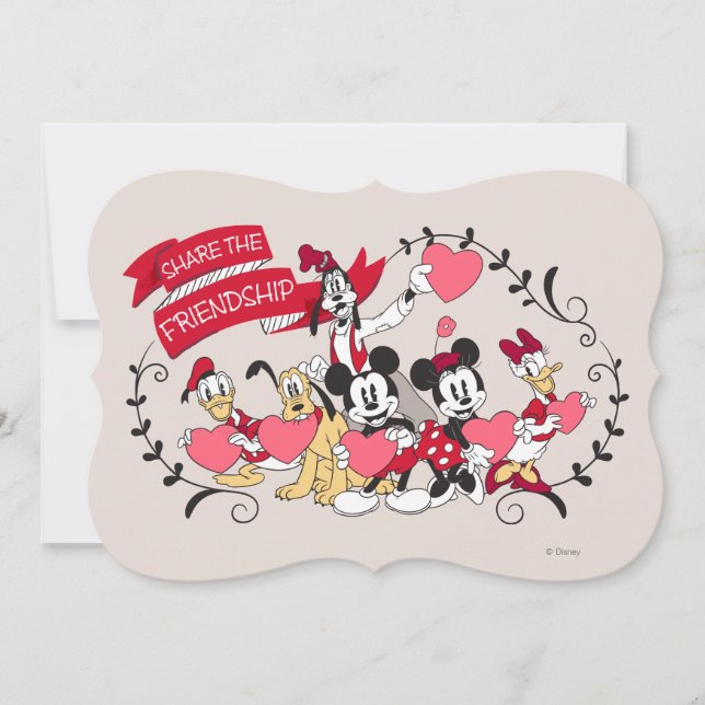 Mickey and Friends - Share the Friendship Invitation (Front)