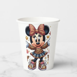 Mickey and Friends Splatter Art Colorful Paper Cup
