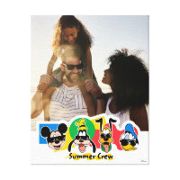 Mickey and Friends| Summer Family Vacation Photo Canvas Print