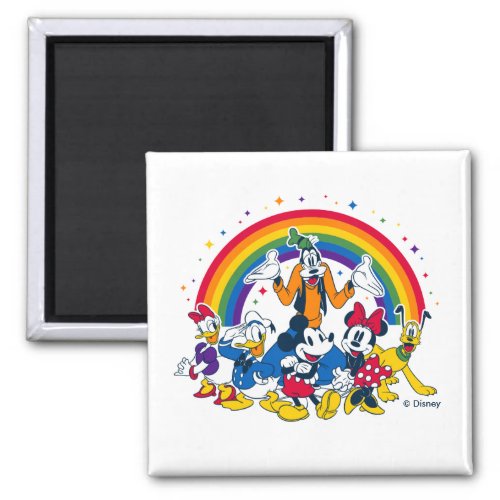 Mickey and Friends Under the Rainbow Magnet