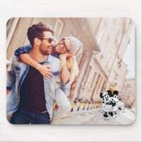 Mickey and Minnie - Couple Photo Mouse Pad