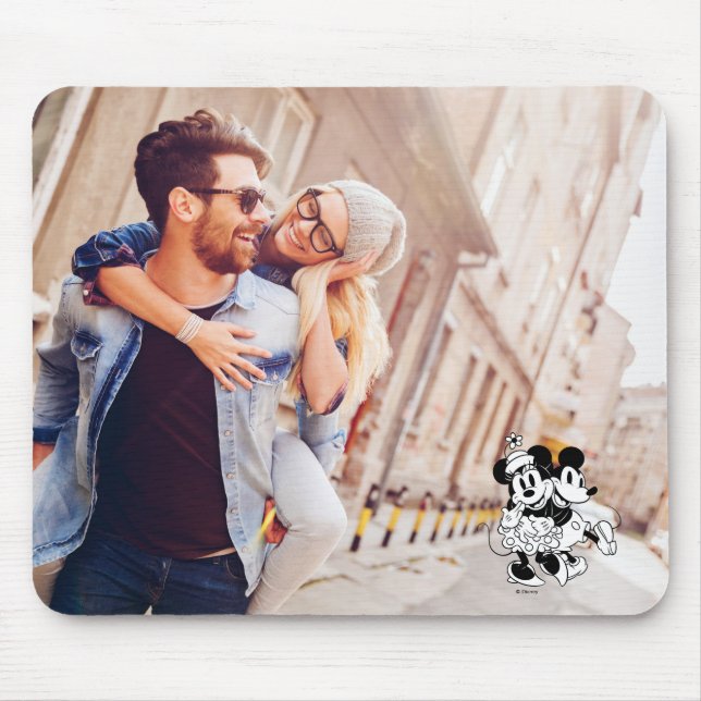 Mickey and Minnie - Couple Photo Mouse Pad (Front)