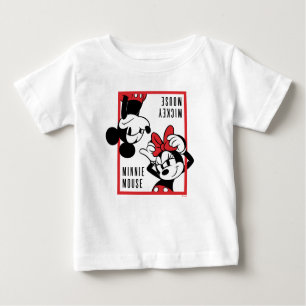 Mickey and Minnie   Cute Combo Design Baby T-Shirt
