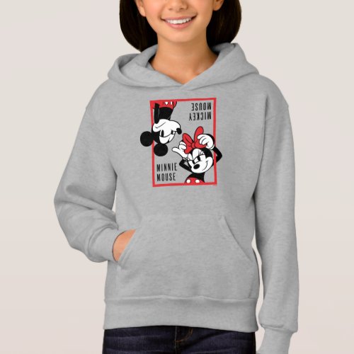 Mickey and Minnie  Cute Combo Design Hoodie
