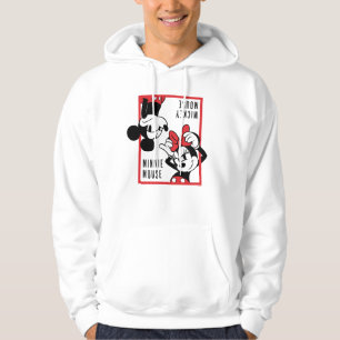 Mickey and Minnie Cute Combo Design Hoodie