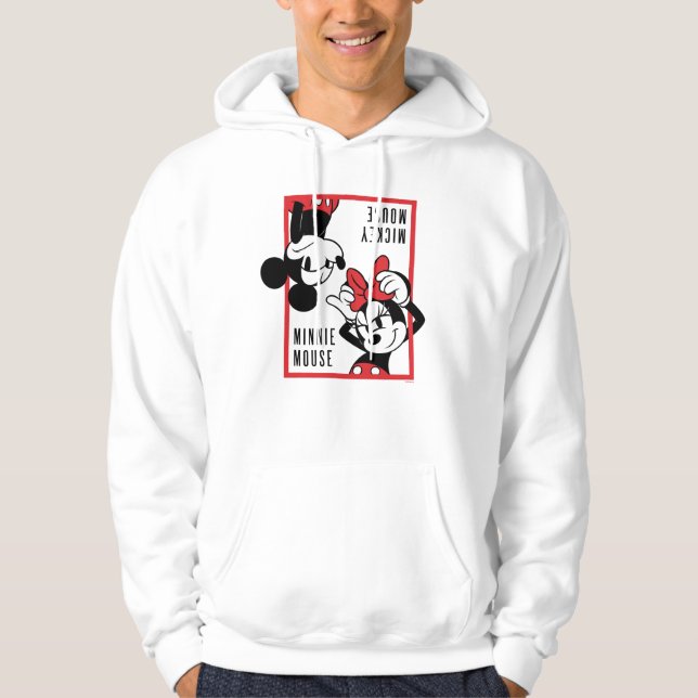 Mickey and Minnie | Cute Combo Design Hoodie (Front)