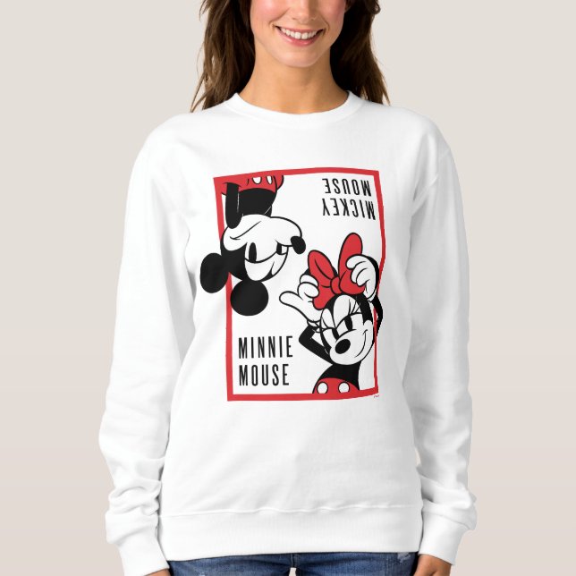 Mickey and Minnie | Cute Combo Design Sweatshirt (Front)