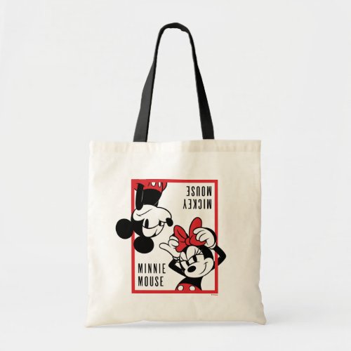 Mickey and Minnie  Cute Combo Design Tote Bag