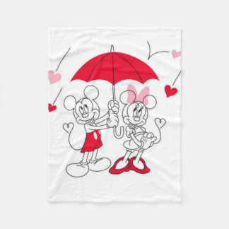 Mickey and Minnie Fleece Blanket