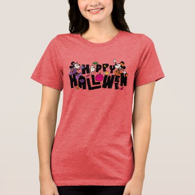 Mickey and Minnie - Happy Halloween Tri-Blend Shirt