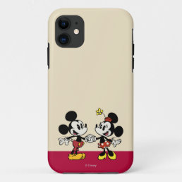 Mickey and Minnie Holding Hands iPhone 11 Case