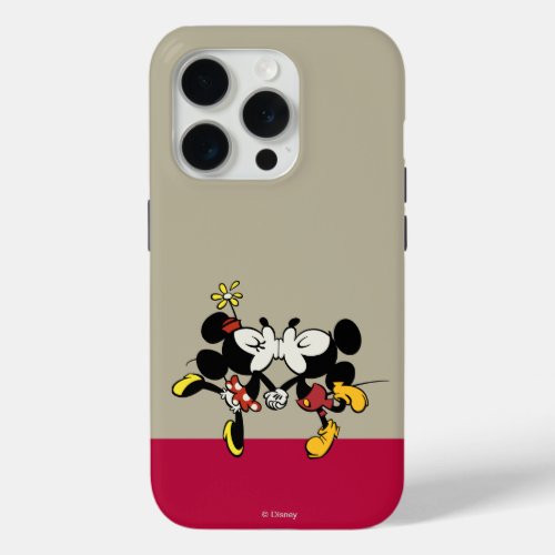 Mickey and Minnie Kissing iPhone 15 Pro Case