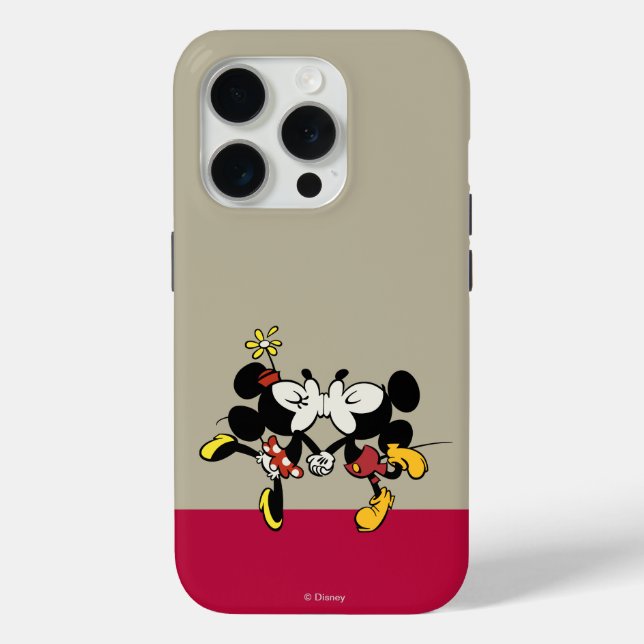 Mickey and Minnie Kissing Case-Mate iPhone Case (Back)