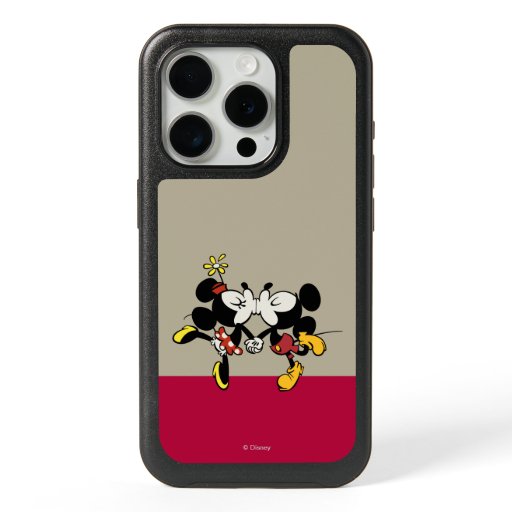 Mickey and Minnie Kissing iPhone 15 Pro Case