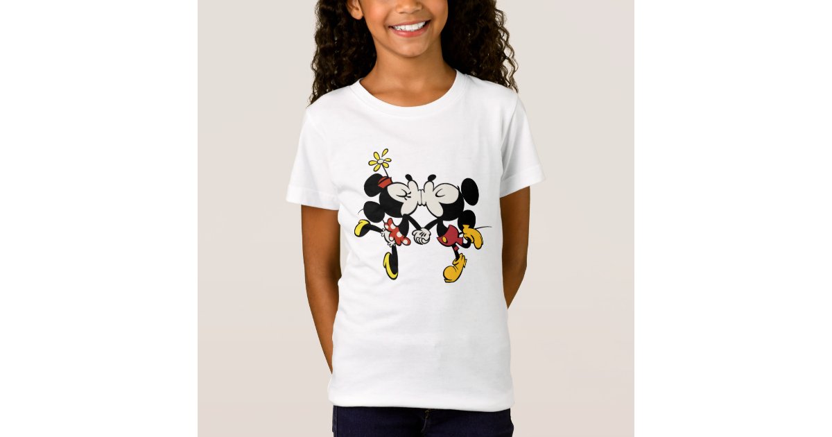 mickey and minnie kissing shirt