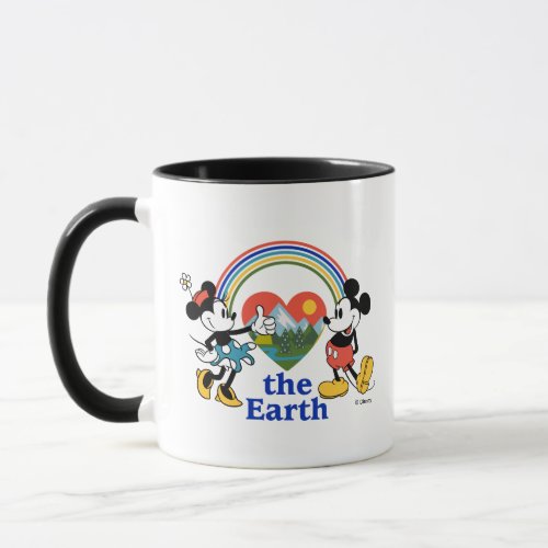 Mickey and Minnie  Love the Earth Mug