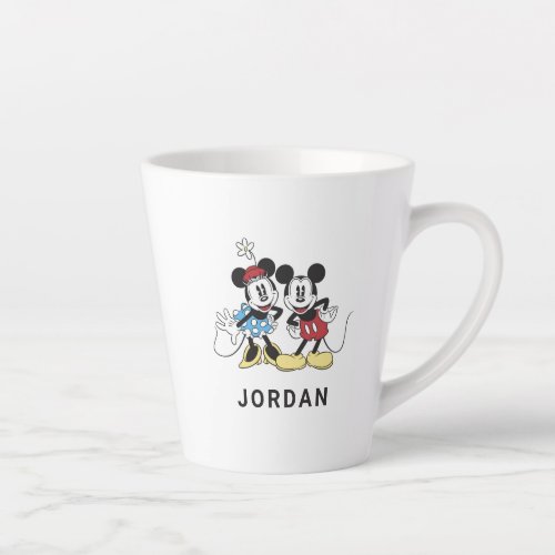 Mickey and Minnie Mouse Latte Mug