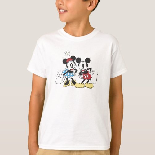 Mickey and Minnie Mouse T_Shirt
