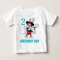 Mickey and Minnie Mouse Twins Birthday Boy