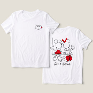 Mickey and Minnie Newlywed Couple Tri-Blend Shirt