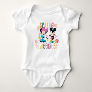 Mickey and Minnie   Spring Sweeties Baby Bodysuit