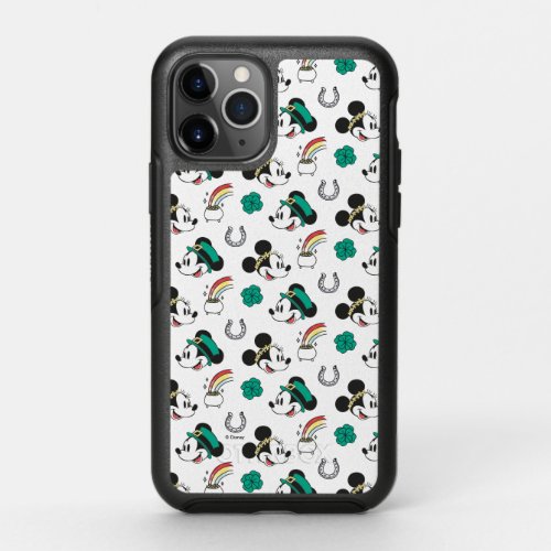 Mickey and Minnie  St Patricks Day Pattern OtterBox Symmetry iPhone 11 Pro Case