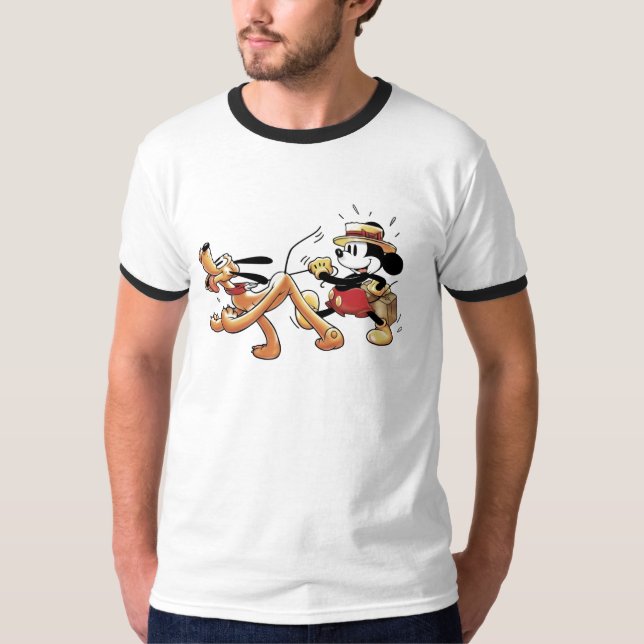 Mickey and Pluto T-Shirt (Front)