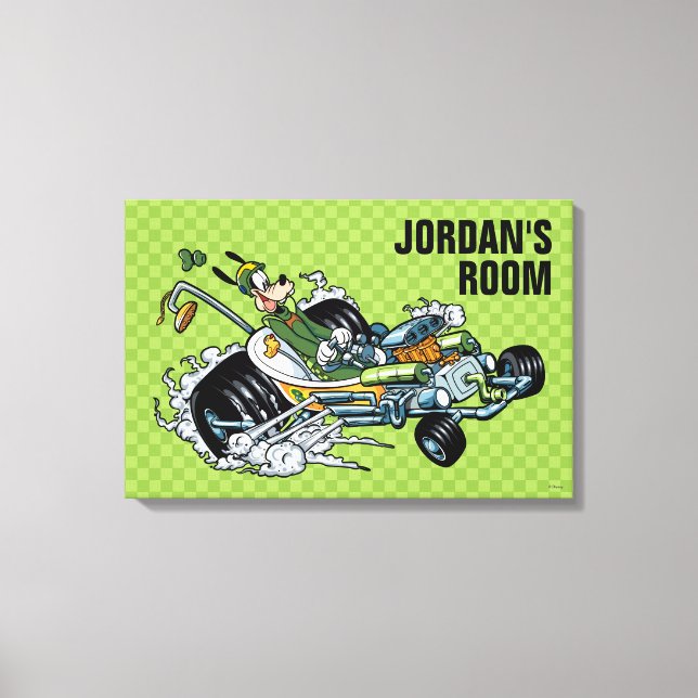 Mickey and the Roadster Racers | Goofy Canvas Print (Front)