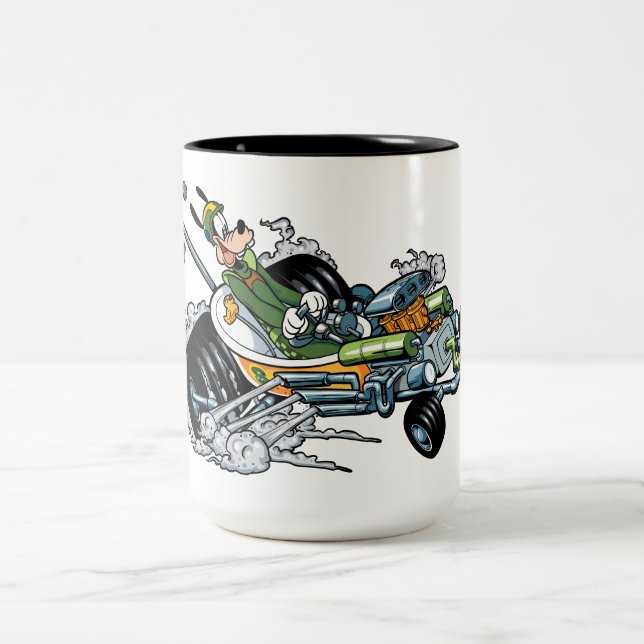 Mickey and the Roadster Racers | Goofy Two-Tone Coffee Mug (Center)