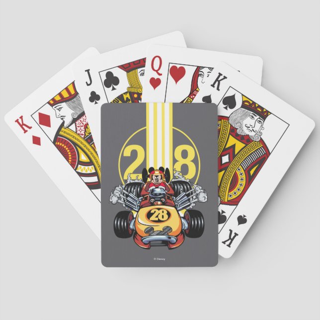 Mickey and the Roadster Racers | Mickey Playing Ca Poker Cards (Back)