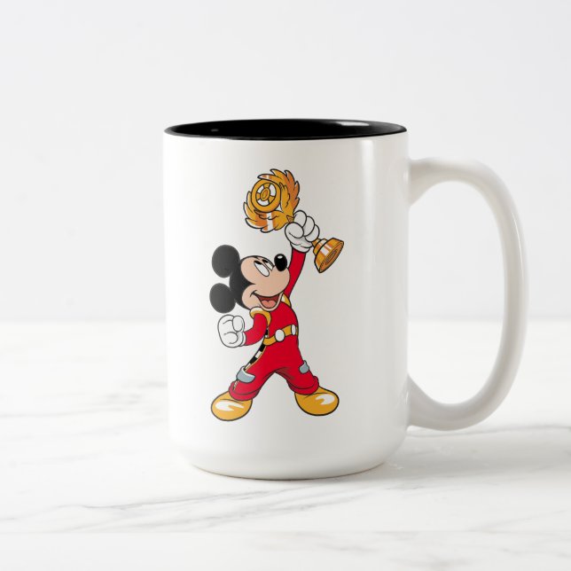 Mickey and the Roadster Racers | Mickey & Trophy Two-Tone Coffee Mug (Right)